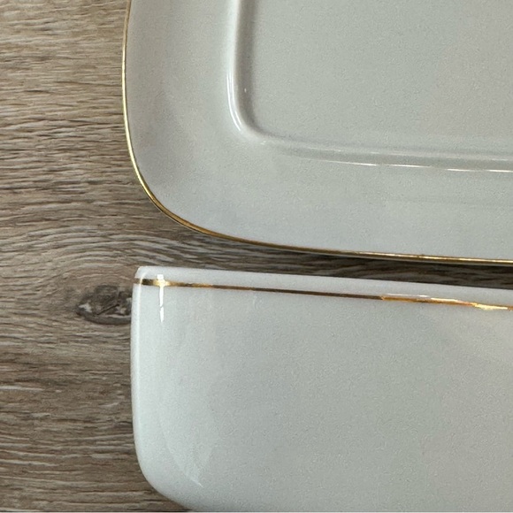 Kaysons Fine China 1961 Golden Rhapsody Butter Dish with Lid Made in Japan - Picture 6 of 7